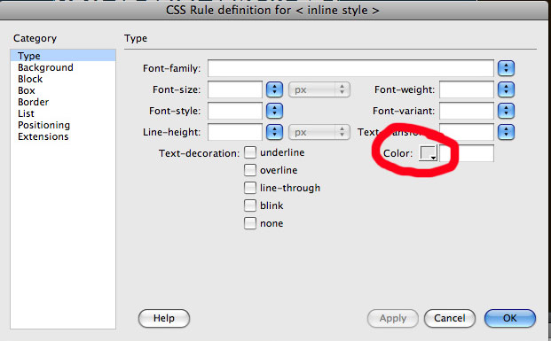 Pallet - text options