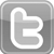 grey twitter icon