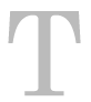 T icon